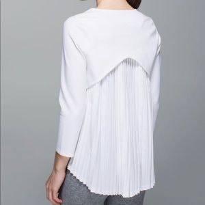 Lululemon Pleat On Long Sleeve